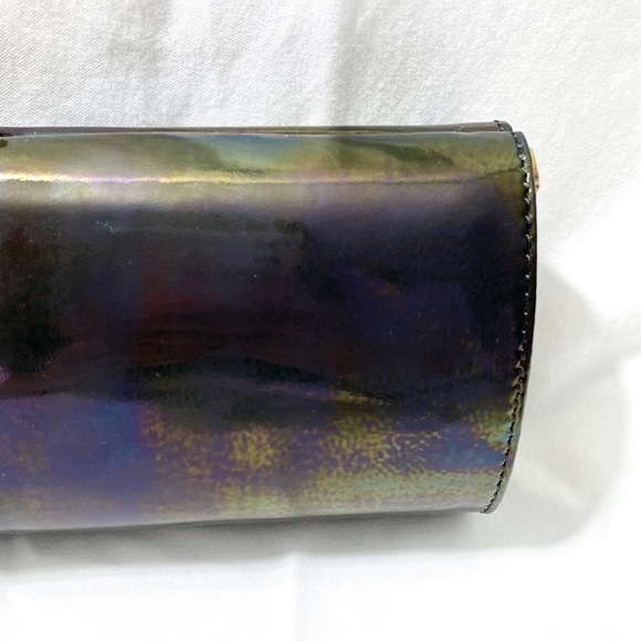 JIMMY CHOO Patent Leather Tube Clutch - Picture 8 of 17